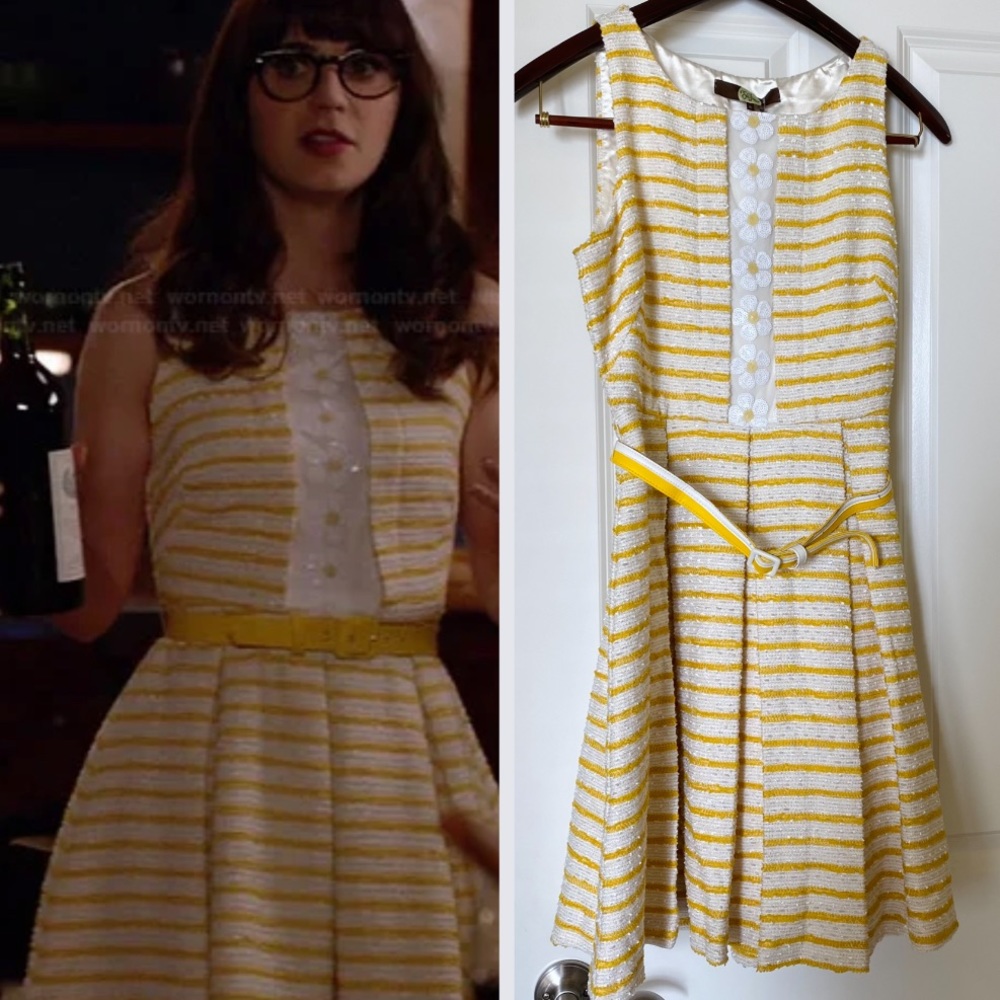 SOLD Rare Yellow Flower Dress